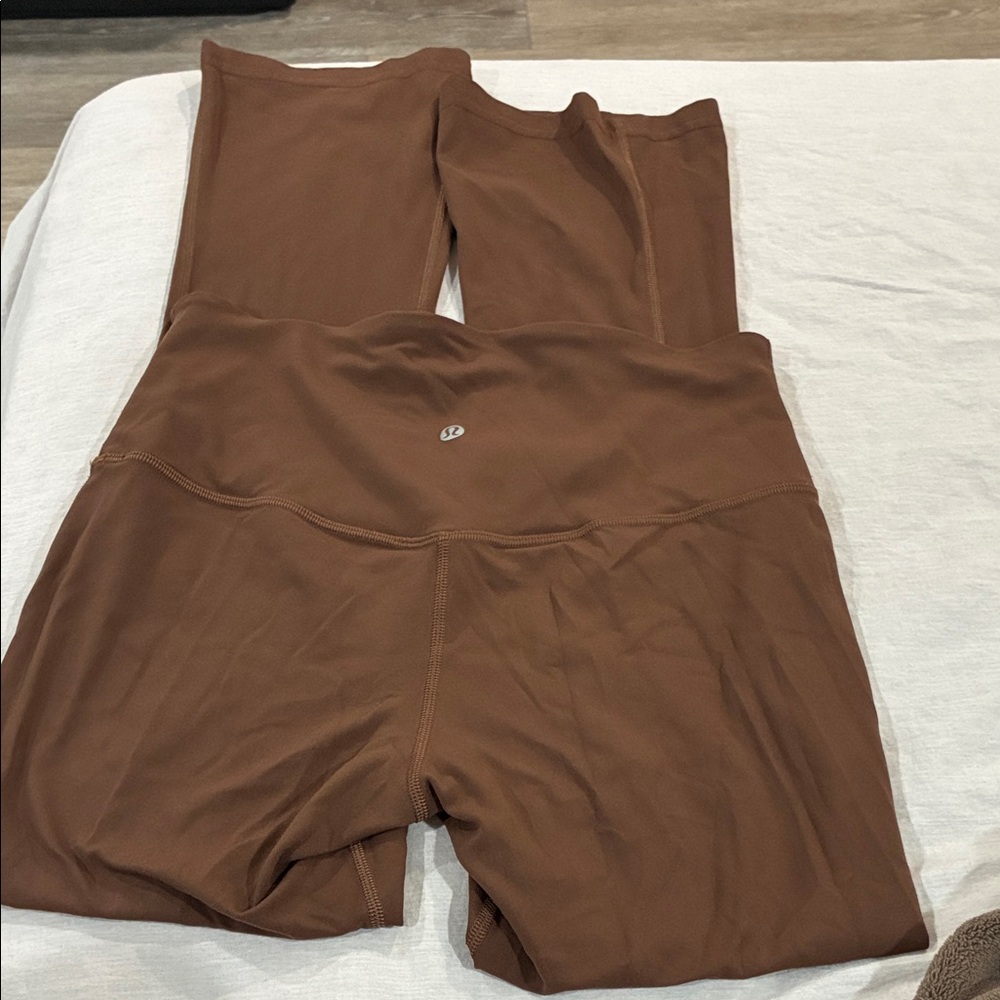 Lululemon Athletica Brown flared Leggings